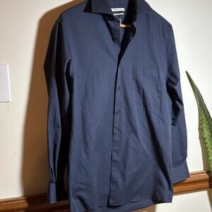 Van Heusen Flex Collar Classic Fit Shirt in Dark Gray